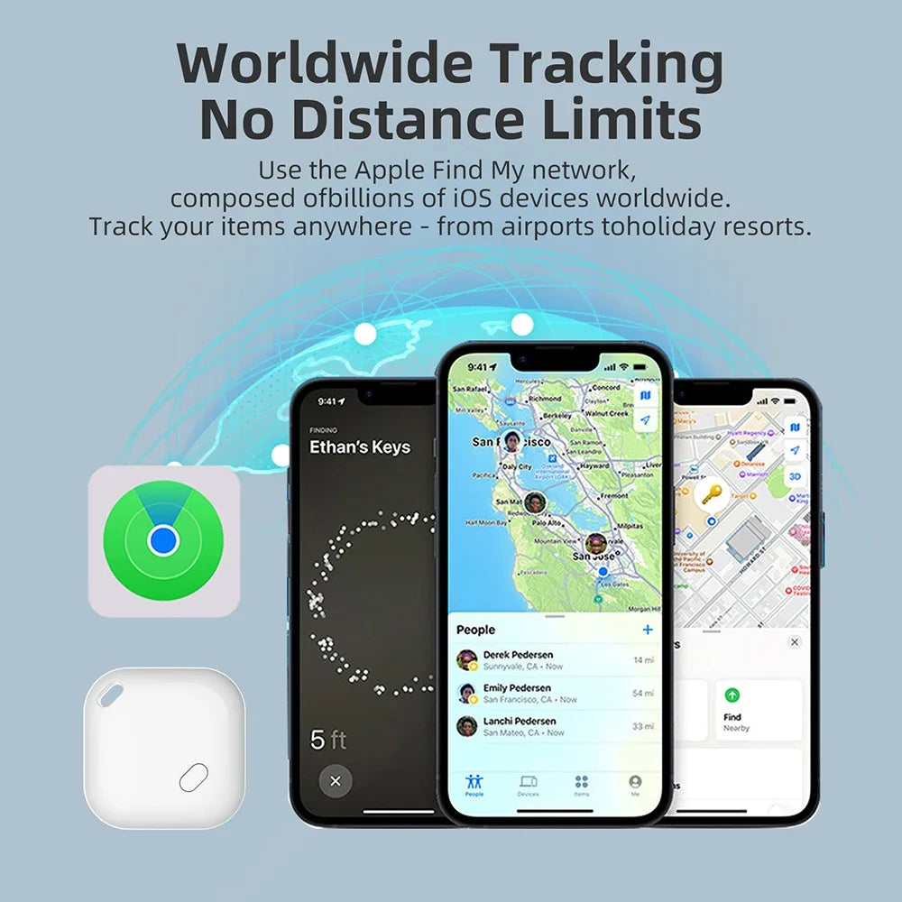 Traceur gps avec suivi pour Apple Find My Key Smart iTag Tracker IOS System